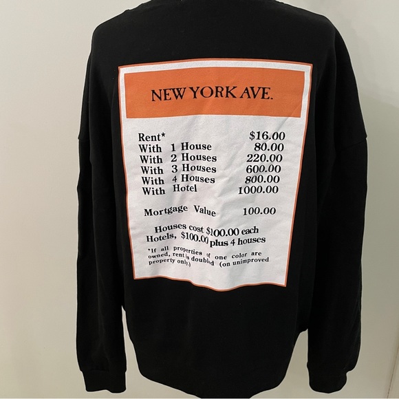 ZARA MONOPOLY Sweatshirt Top - Picture 3 of 5